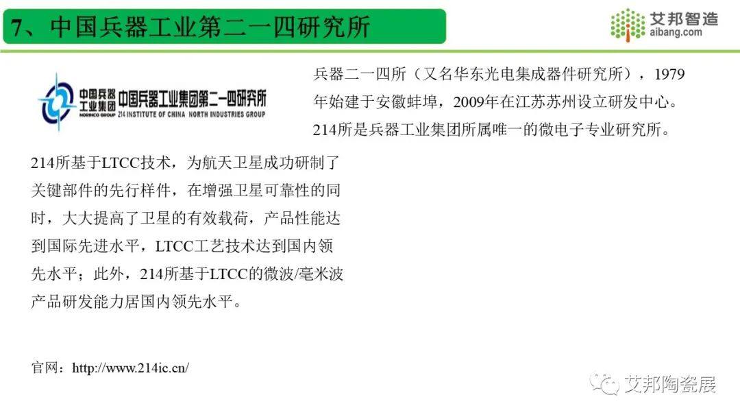 国内45家LTCC低温共烧陶瓷厂商一览，报告可下载