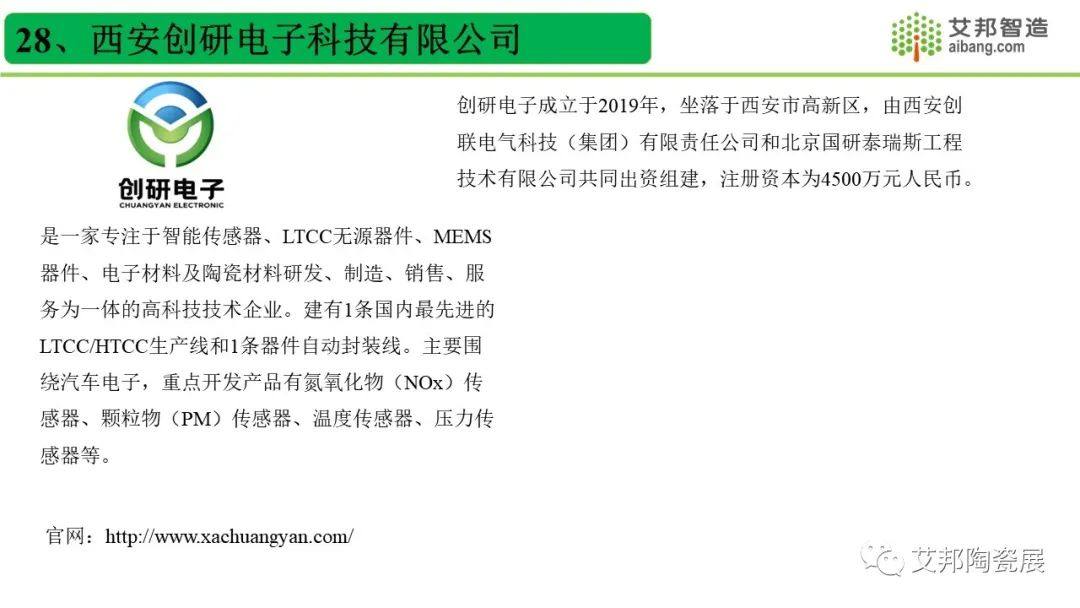 国内45家LTCC低温共烧陶瓷厂商一览，报告可下载