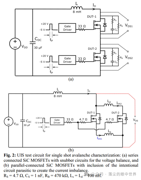2024.11.12文献阅读——SiC功率MOSFET串、并联的单次雪崩特性